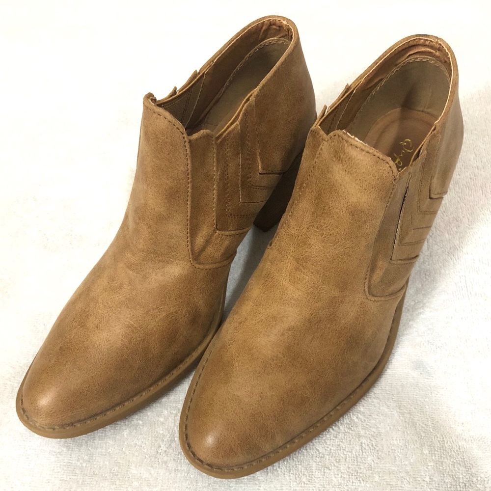 Camel Chelsea Booties